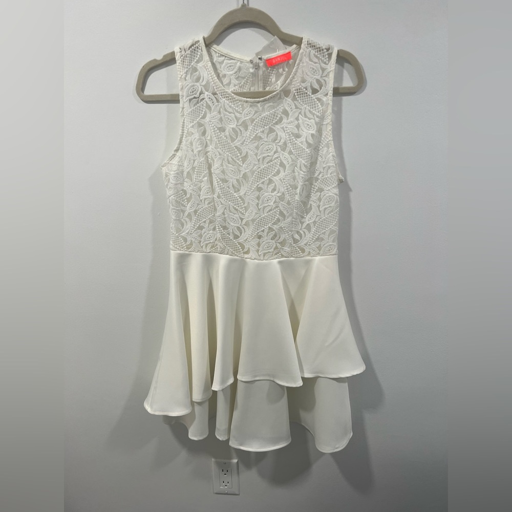 White Dress With Lace New With Tag